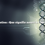 Question : Que signifie nourri à l’herbe ?